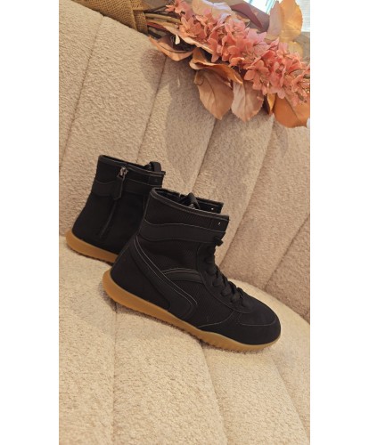 Basket Noir Montante -...