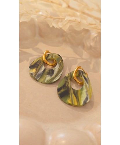 Boucles D'Oreilles Acier...