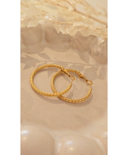 Boucles D'Oreilles Acier...