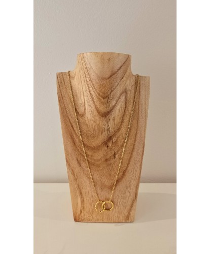 Collier Acier Double...