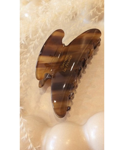 Pince à Cheveux Nacré Marron