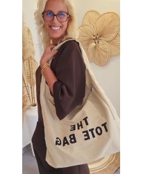 Sac Tote Bag Toile – "THE TOTE BAG"