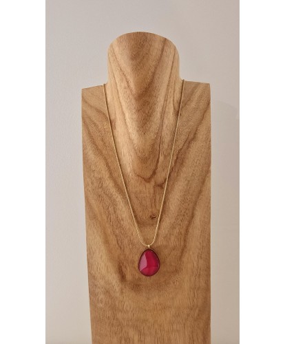 Collier Acier Pierre Bordeau