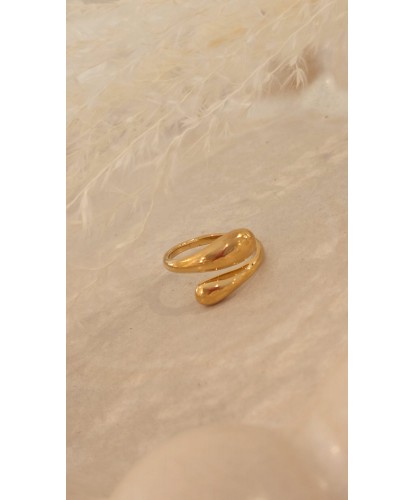 Bague Acier Amovible Goutte...