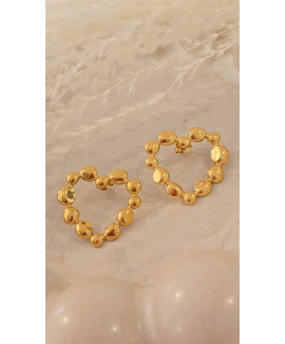Boucles d’Oreilles Cœur...