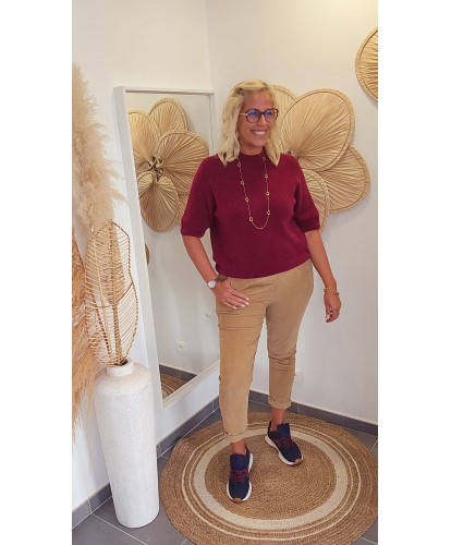 Pantalon Velours Camel - Leonie