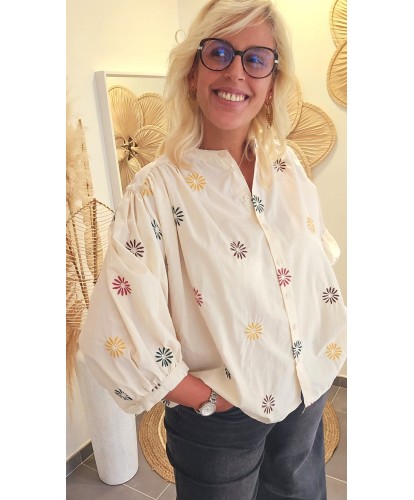 Chemise Bohème à Broderies...