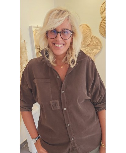 Chemise Velours Côtelé...
