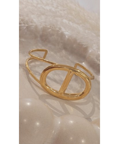 Bracelet Acier Inspi. Doré...