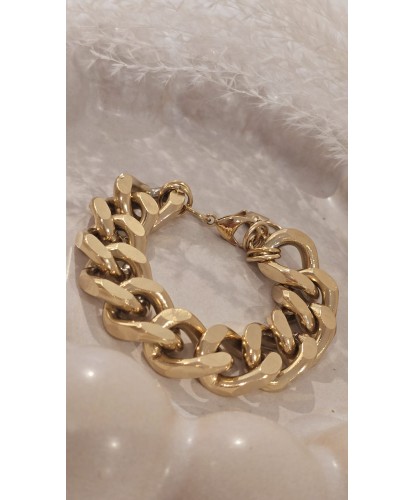 Bracelet Acier Doré “Chaîne...