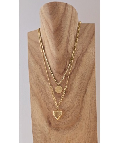 Collier Acier “Cœur...