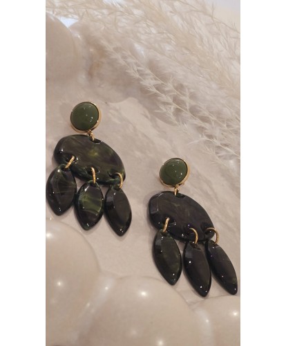 Boucles D’Oreilles Acier...
