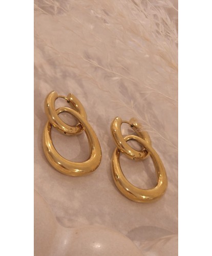 Boucles D’Oreilles Acier...