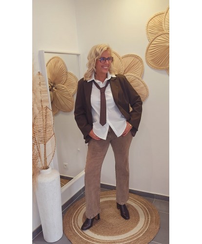 Blazer Chocolat - Andrea