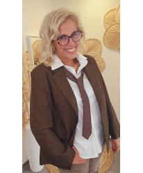 Blazer Chocolat - Andrea