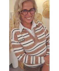 Pull/Chemise Rayé “True Love” - Lilia