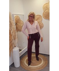 Cardigan Doux Rose Pastel - Alma