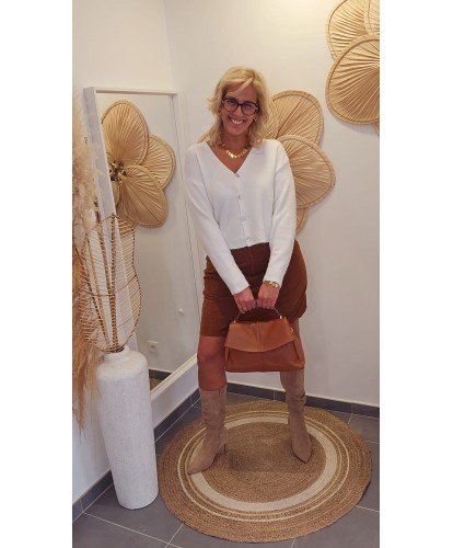 Sac d'Italie Cuir Chic Camel