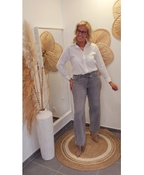 Jeans Wide Leg Gris - Julie