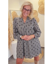 Robe Courte Carreaux/Pois - Assia