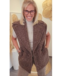 Gilet Sans Manches Bouclée - Maissa