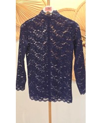 Sous Pull Dentelle Navy – Lucile