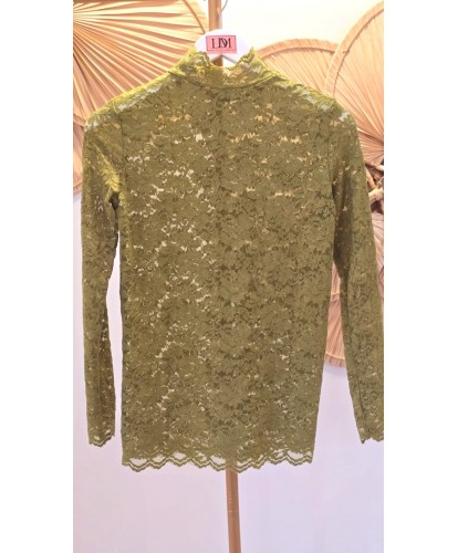 Sous Pull Dentelle Vert...