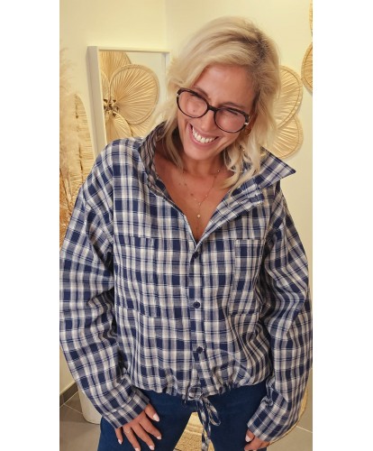 Chemise à Carreaux Casual Oversize - Angelina
