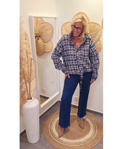 Chemise à Carreaux Casual Oversize - Angelina