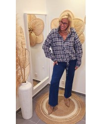 Chemise à Carreaux Casual Oversize - Angelina