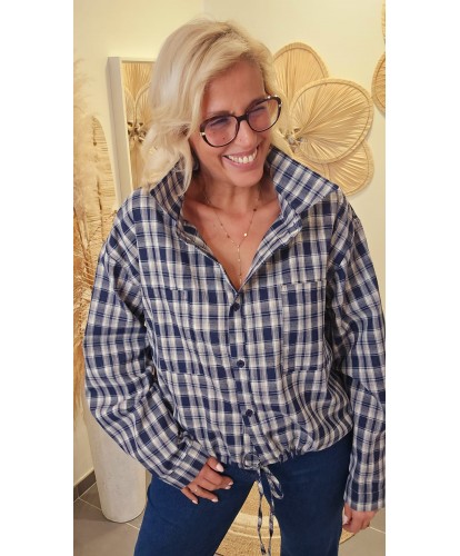 Chemise à Carreaux Casual Oversize - Angelina