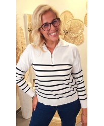 Polo Marin Noir Chic - Lena