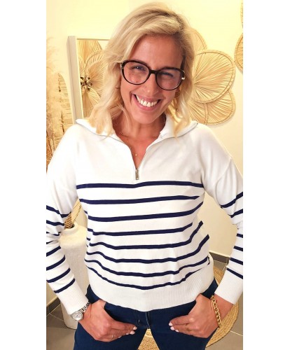 Polo Marin Bleu Chic - Lena