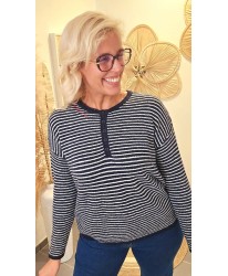 Pull Marinière Souple "Je T'aime" - Daphne