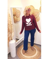 Pull Rayé Rouge & Marine Douillet - Lilou