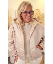 Veste Beige Matelassée Sport & Chic - Louna