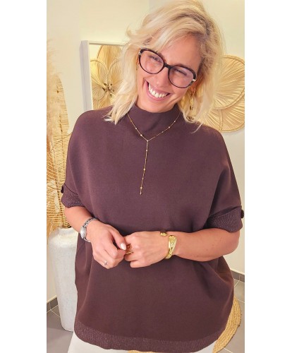 Pull Chocolat Oversize...