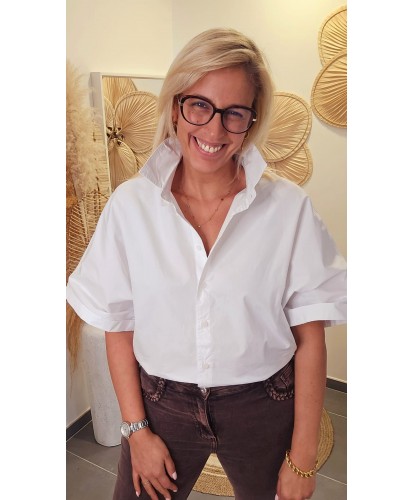 Jeans Droit Prune Délavé & Détails Tressés - Emilie