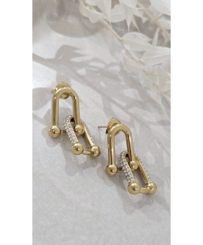 Boucles d’Oreilles Dorées...
