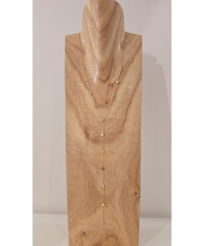 Collier Doré Acier &...