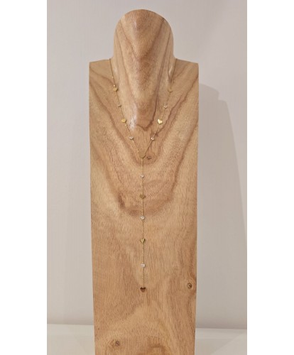 Collier Doré Acier Cœurs &...