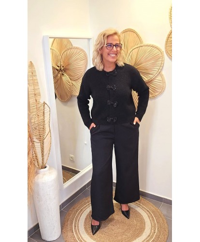 Cardigan & Pull Réversible Nœuds Sequins - Daysi