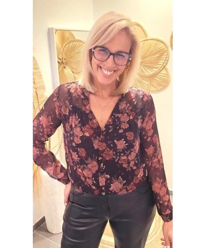 Chemise Doublé Fleurie – Manel