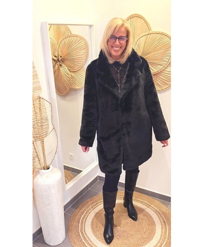 Manteau Fausse fourrure 2 en 1 - Alixia