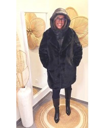 Manteau Fausse fourrure 2 en 1 - Alixia