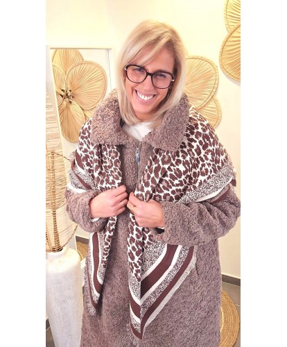 Écharpe Cachemire Chocolat...