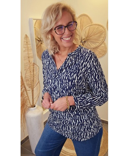 Chemise Graphique Élégance...