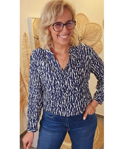 Chemise Graphique Élégance - Lisa