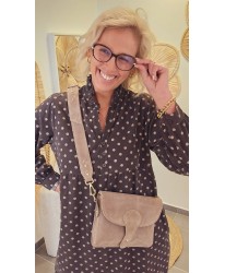 Sac d'Italie Cuir  Élégance Taupe