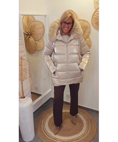 Manteau Perle d’Hiver Métallisé - Victoria